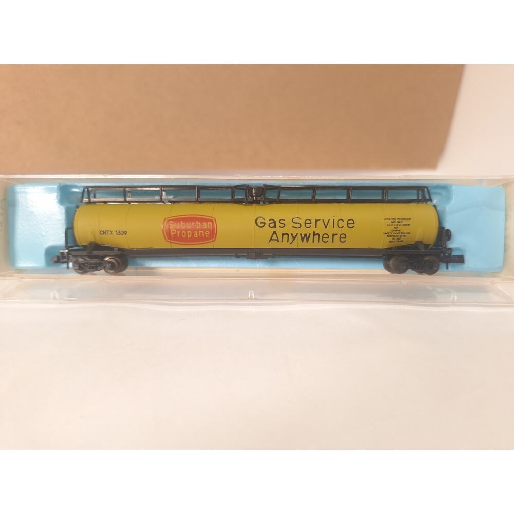 N Scale Atlas Suburban Propane Jumbo Tank Car Gas Service Anywhere